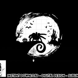 tarantula halloween costume moon silhouette creepy png, sublimation copy