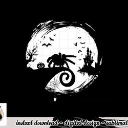 tarantula halloween costume moon silhouette creepy png, sublimation copy