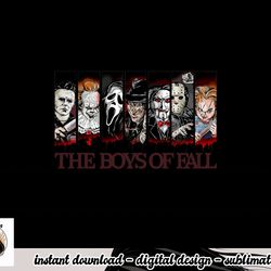 the boys of fall vintage scary horror movie halloween autumn png, sublimation copy