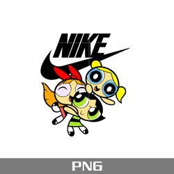 powerpuff girls nike png, powerpuff girls swoosh png, nike logo png, powerpuff girls png digital file