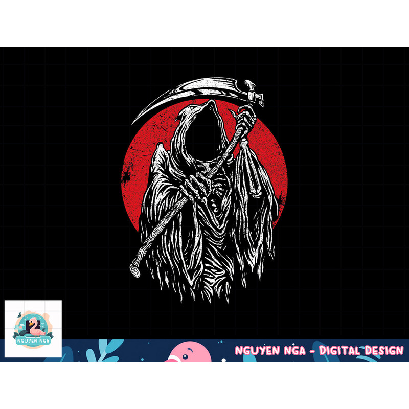 The Grim Reaper Skeleton Skull Death Scythe Grunge Horror png, sublimation copy.jpg