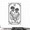 The Lovers Tarot Card Occult Goth Halloween Gothic png, sublimation copy.jpg