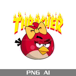 angry birds thrasher png, thrather logo png, angry birds red png, ai digital file