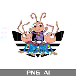 a bug's life adidas png, adidas logo png, a bug's life png, cartoon adidas png digital file