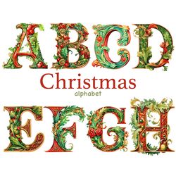 Christmas Alphabet | Xmas Letters Bundle