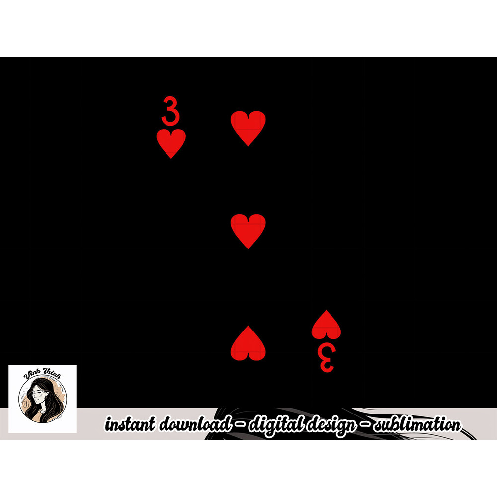 Three Of Hearts Deck Of Cards Playing Cards Halloween Poker png, sublimation copy.jpg