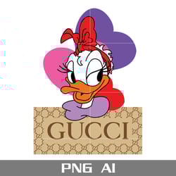 daisy duck gucci png, gucci brand logo png, daisy duck png, fashion brand png, ai digital file