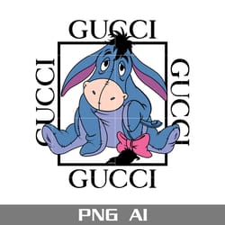 eeyore gucci png, gucci logo png, eeyore png, disney gucci png, gucci brand logo png, ai digital file