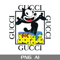 felix cat gucci png, gucci logo png, felix cat png, gucci brand logo png, ai digital file