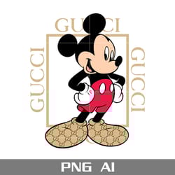 gucci mickey logo png, gucci brand logo png, mickey mouse png, disney gucci png, ai digital file