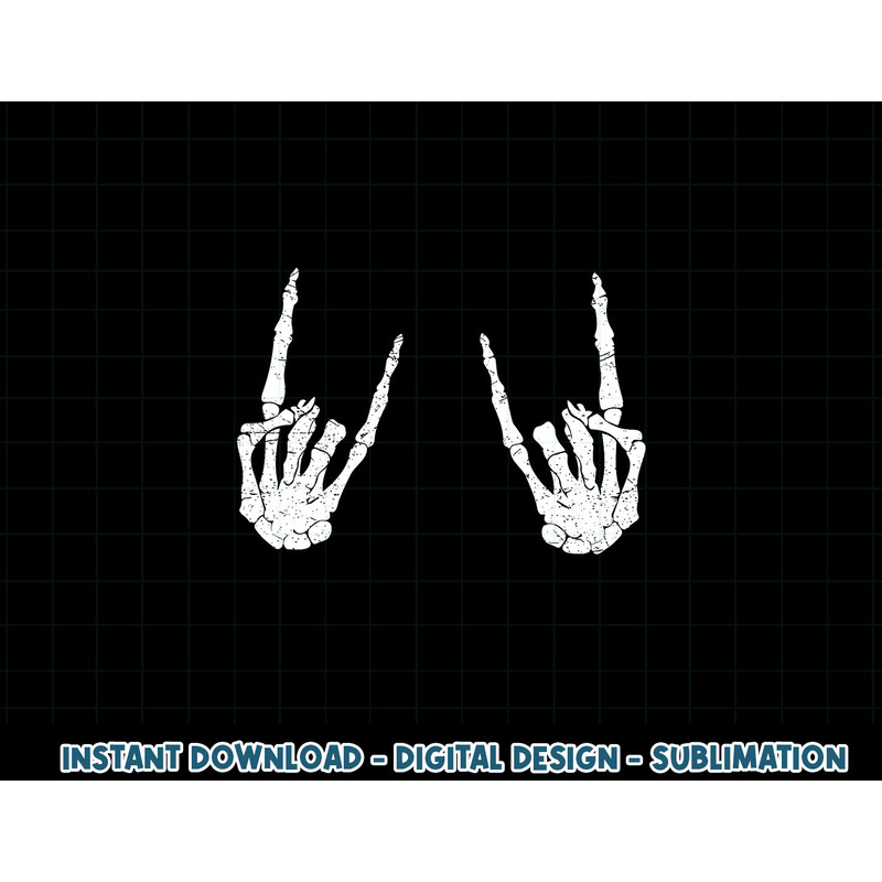 Trendy Halloween Skeleton Rocker Graphic Costume T Shirt png, sublimation copy.jpg