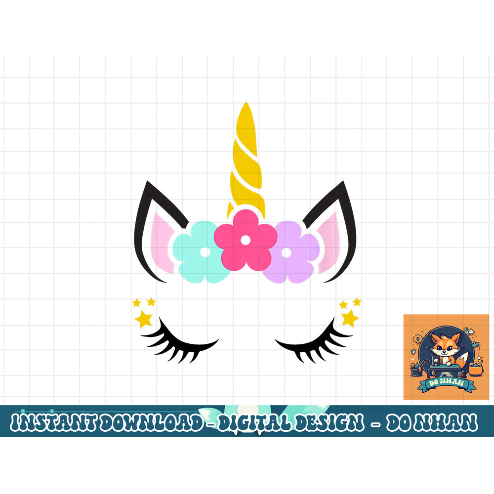 Unicorn Face Birthday png, sublimation copy.jpg