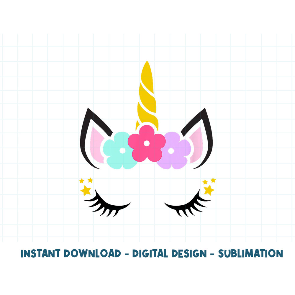 Unicorn Face Birthday png, sublimation copy.jpg