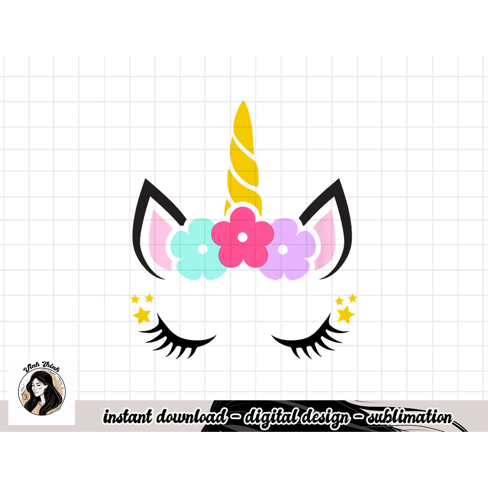 Unicorn Face Birthday png, sublimation copy.jpg