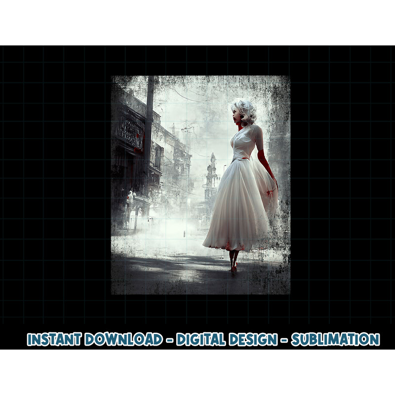 Vampire Marylin Vintage Horror Halloween Art Retro Movies png, sublimation copy.jpg
