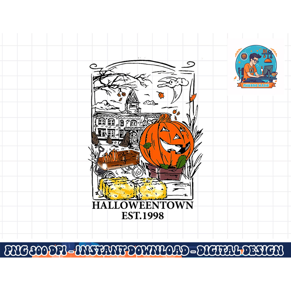 Vintage Halloween Town Men Women Gift png, sublimation copy.jpg