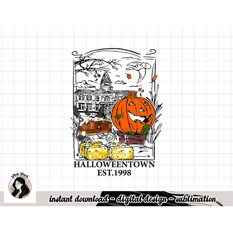Vintage Halloween Town Men Women Gift png, sublimation copy.jpg