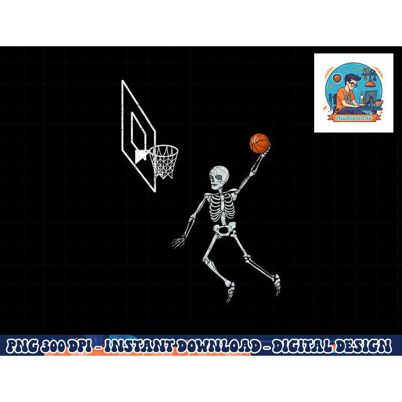 Vintage Skeleton Basketball Player Dunking Hoop Halloween png, sublimation copy.jpg