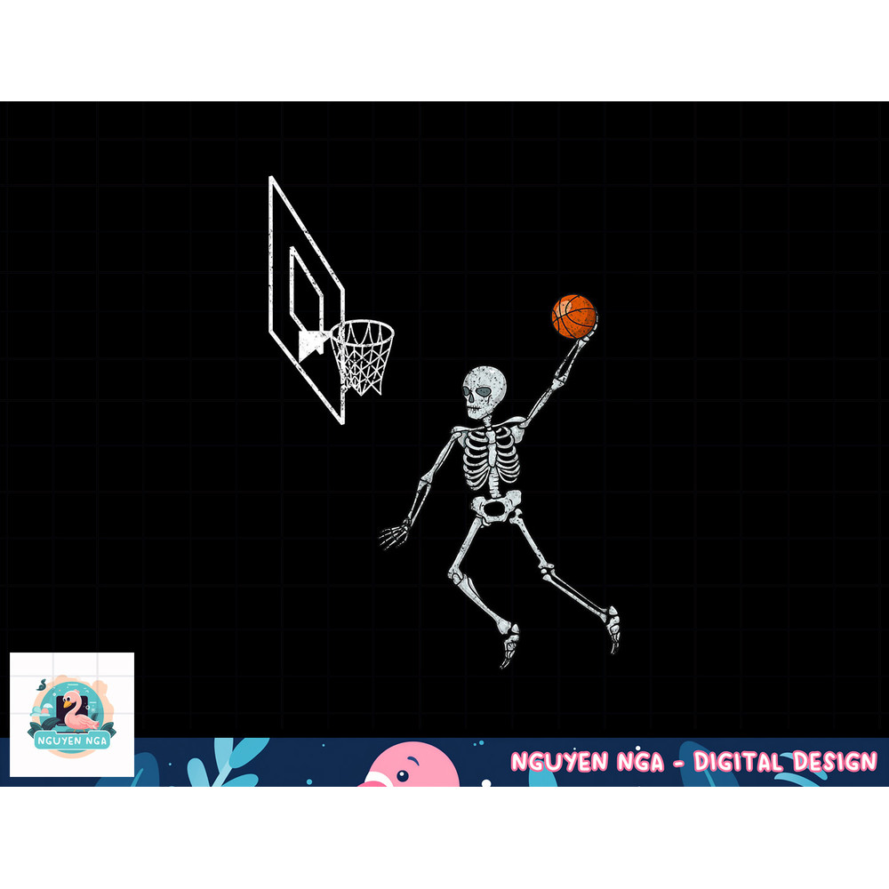 Vintage Skeleton Basketball Player Dunking Hoop Halloween png, sublimation copy.jpg