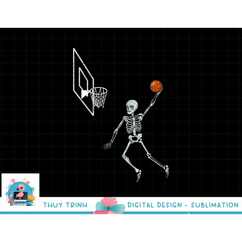 Vintage Skeleton Basketball Player Dunking Hoop Halloween png, sublimation copy.jpg