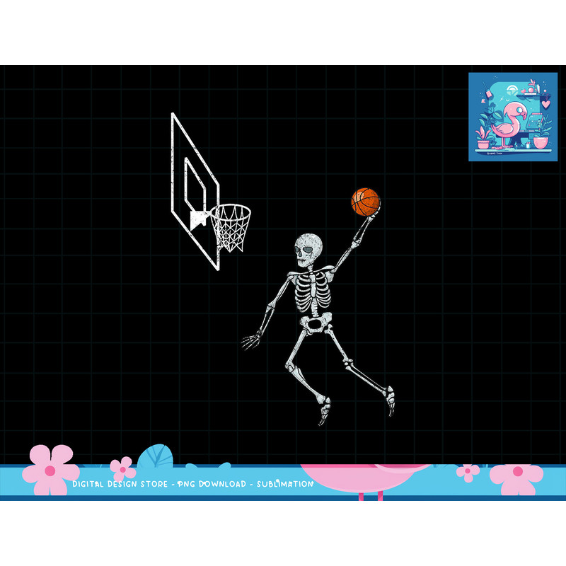 Vintage Skeleton Basketball Player Dunking Hoop Halloween png, sublimation copy.jpg