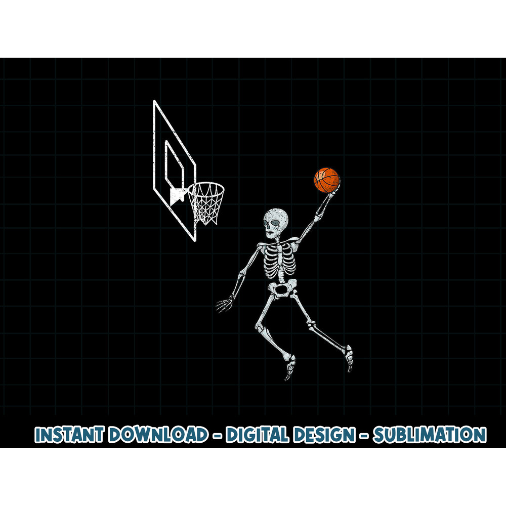 Vintage Skeleton Basketball Player Dunking Hoop Halloween png, sublimation copy.jpg