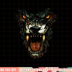 werewolf face lycan gothic horror occult scary halloween png, sublimation copy