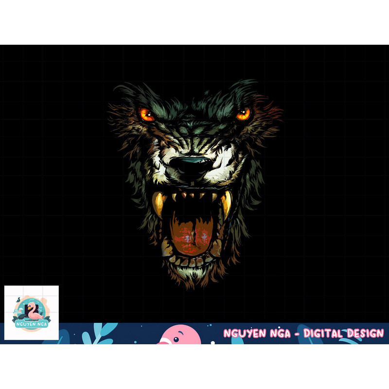 Werewolf Face Lycan Gothic Horror Occult Scary Halloween png, sublimation copy.jpg