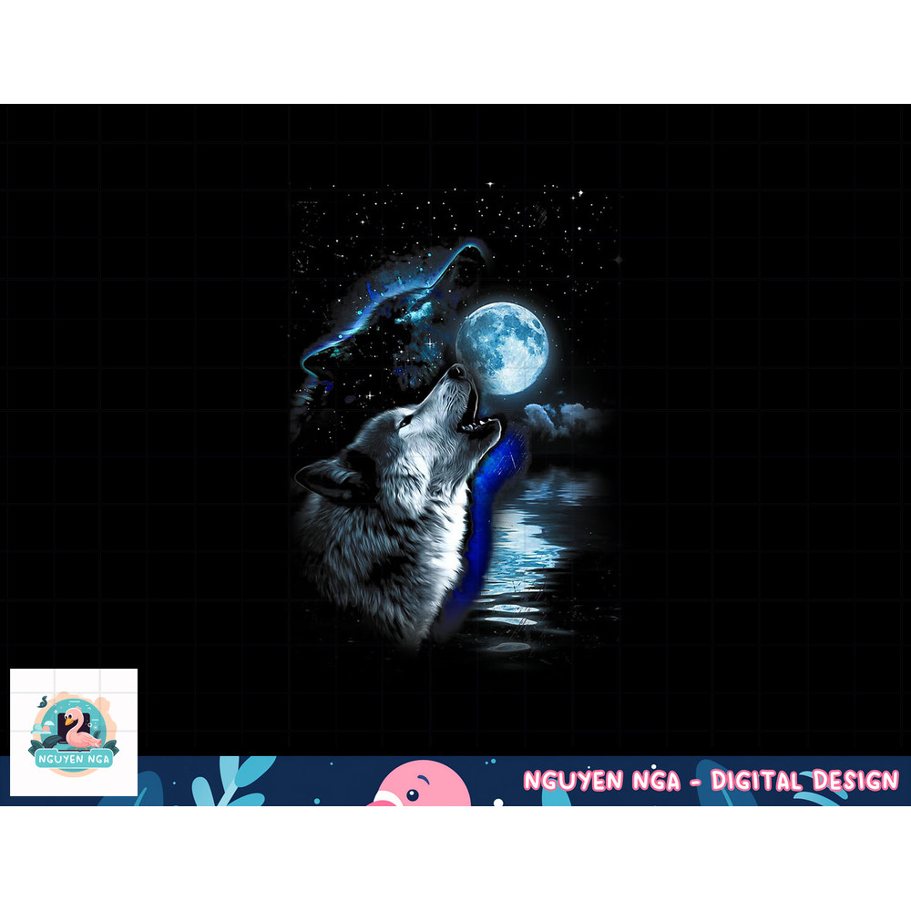 Wolf Moon Lake Wolf Howling Full Moon Wolf Graphics Design png, sublimation copy.jpg