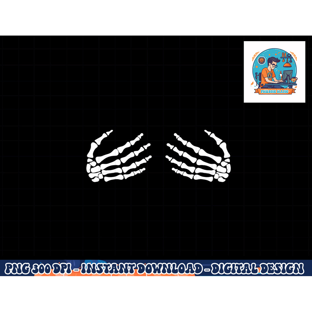 Womens Skeletal hands on chest Breasts Witches Gift png, sublimation copy.jpg