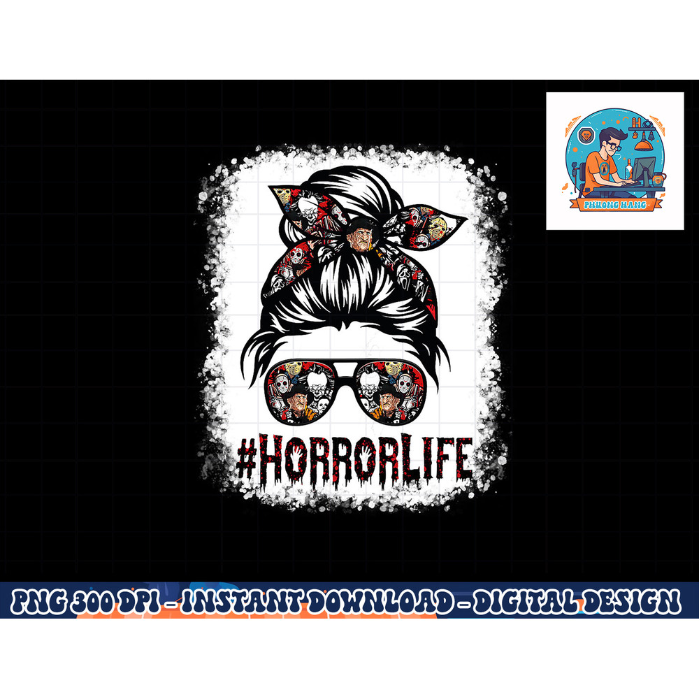 Womens ZPlp Messy Bun Horror Life Horror Movie Horror Mom Halloween png, sublimation copy.jpg