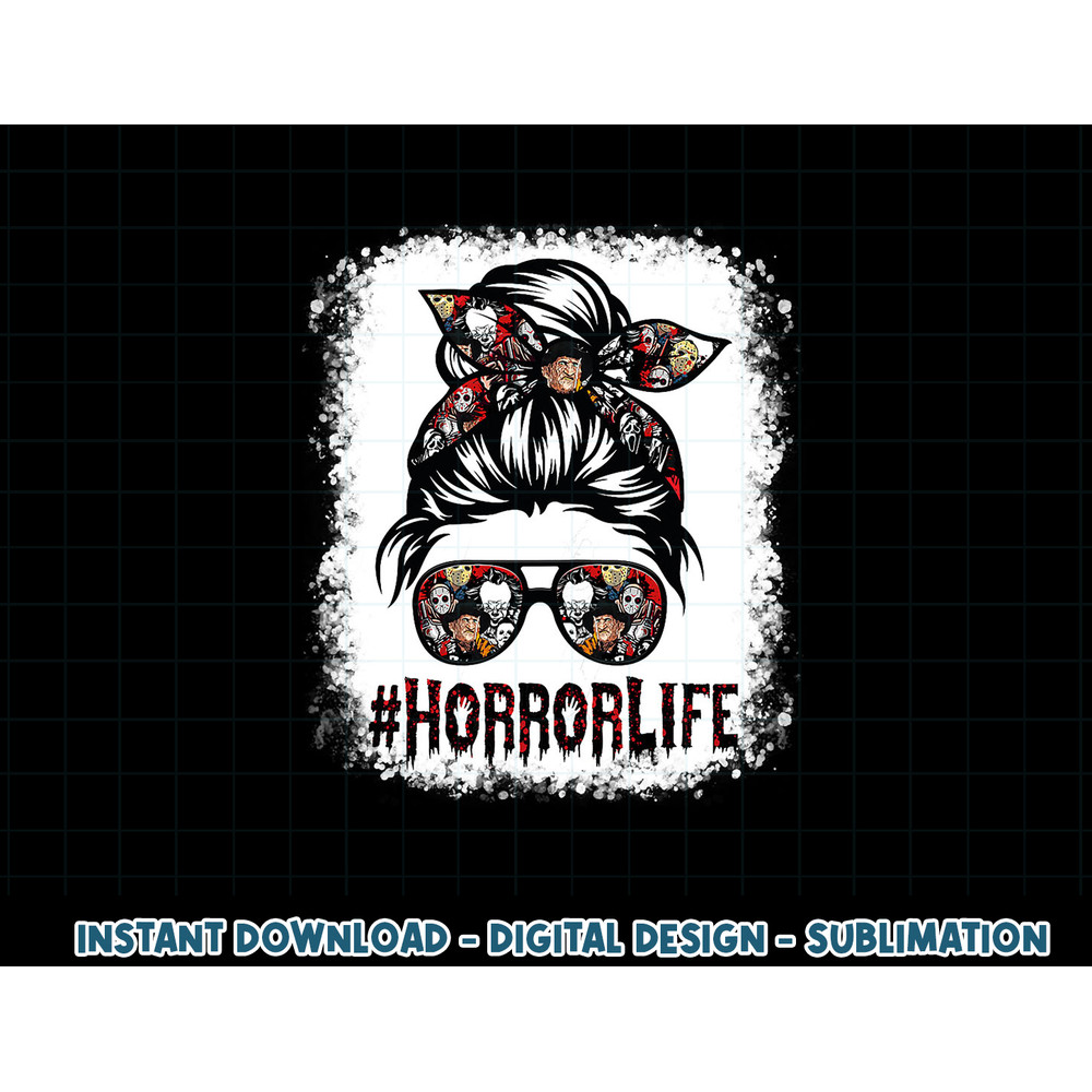 Womens ZPlp Messy Bun Horror Life Horror Movie Horror Mom Halloween png, sublimation copy.jpg