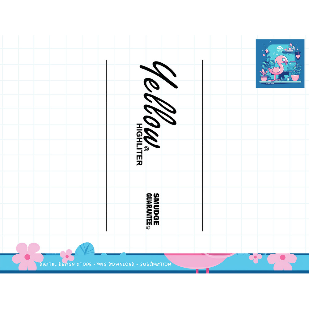 Yellow Highlighter Style Halloween Costume png, sublimation copy.jpg