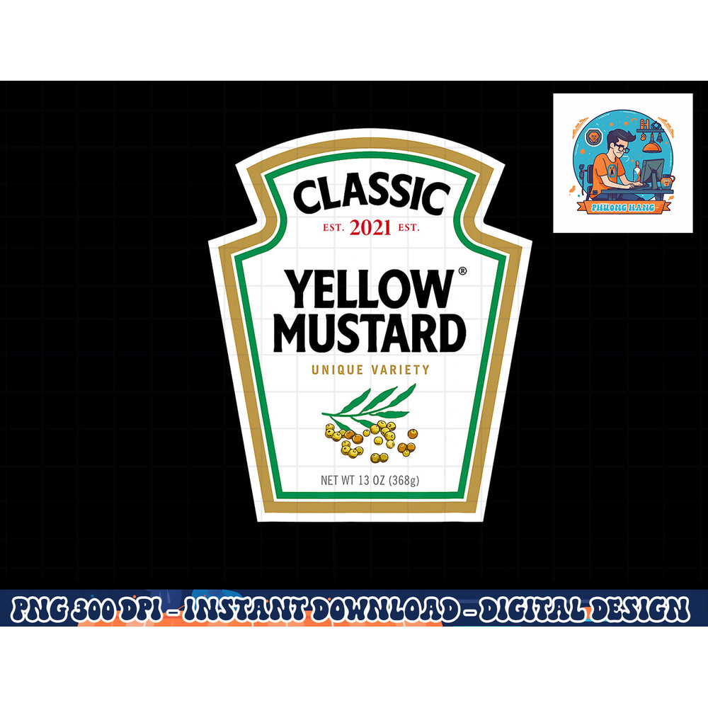 Yellow Mustard DIY Halloween Costume Matching Group Mustard png, sublimation copy.jpg