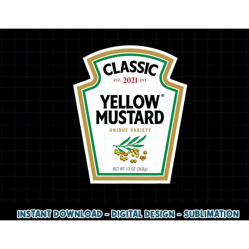 Yellow Mustard DIY Halloween Costume Matching Group Mustard png, sublimation copy.jpg