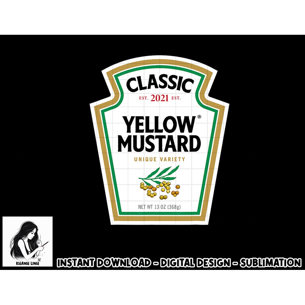 Yellow Mustard DIY Halloween Costume Matching Group Mustard png, sublimation copy.jpg