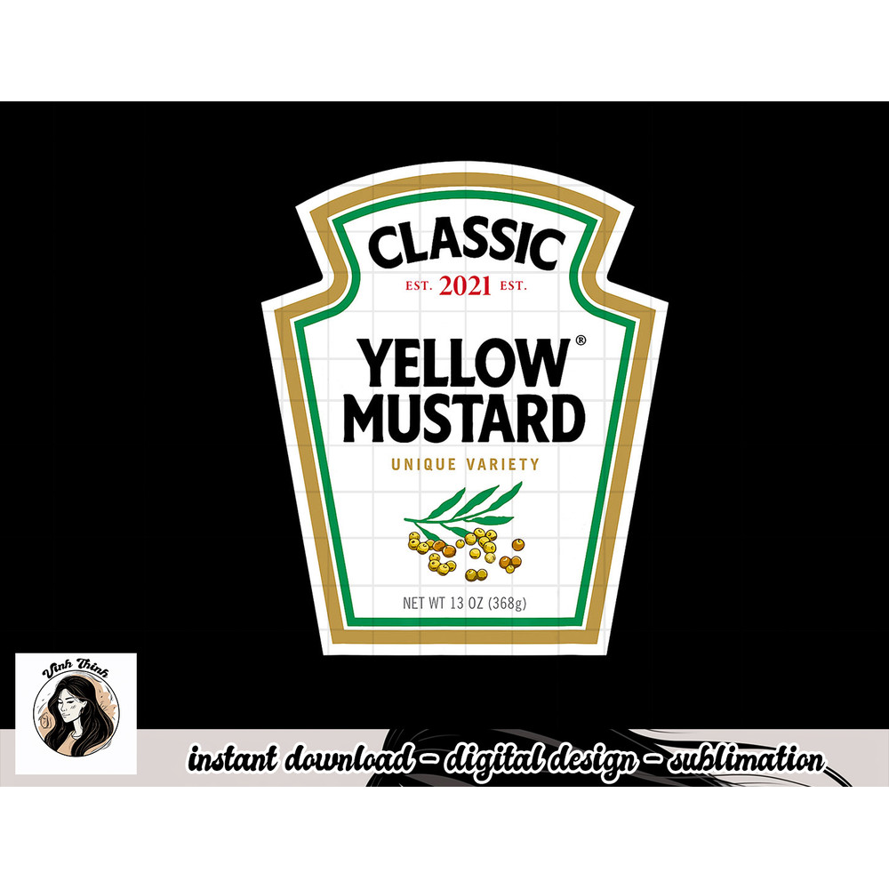 Yellow Mustard DIY Halloween Costume Matching Group Mustard png, sublimation copy.jpg