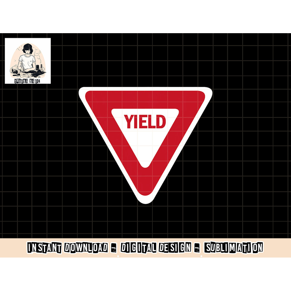 Yield Street Traffic Road Safety Sign Halloween Gift png, sublimation copy.jpg