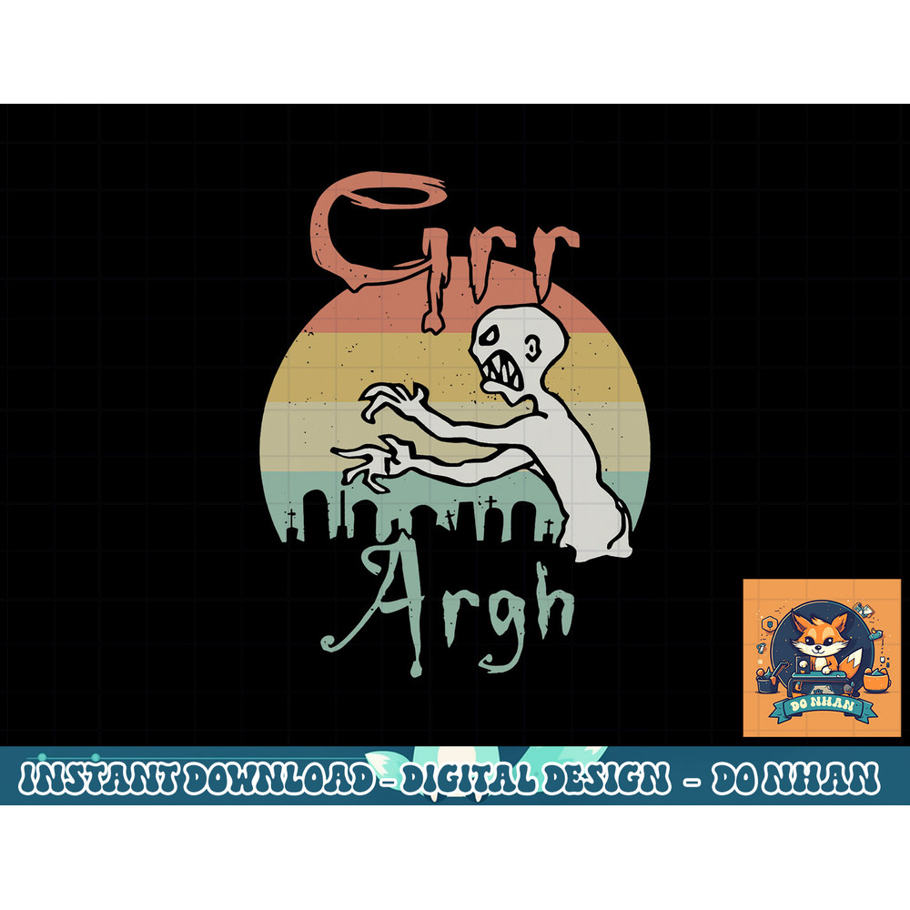 Zombie Dead Mummy Grr Argh Halloween Retro Design png, sublimation copy.jpg
