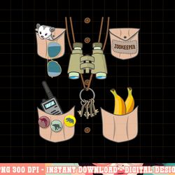 zoo keeper costume funny halloween boys girls zookeeper png, sublimation copy