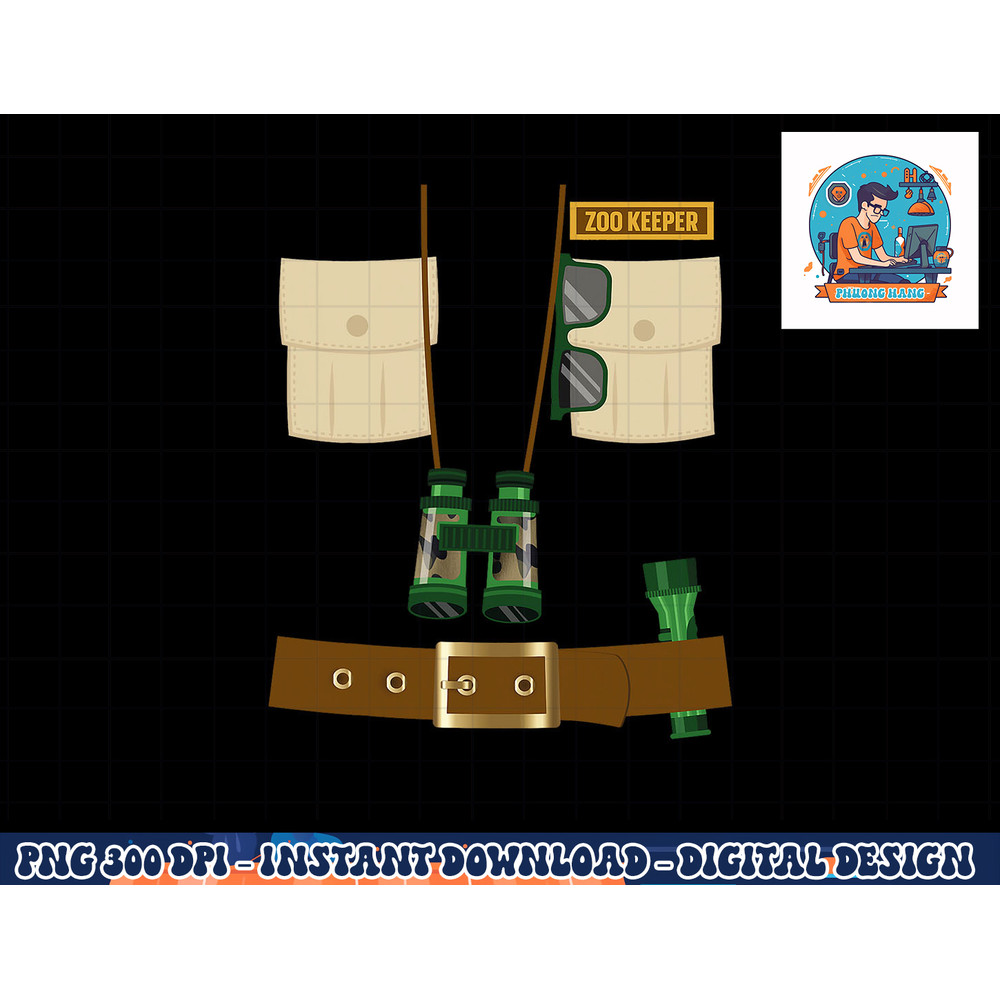 Zoo Keeper Halloween Costume DIY Gift Jungle Safari Explorer png, sublimation copy.jpg