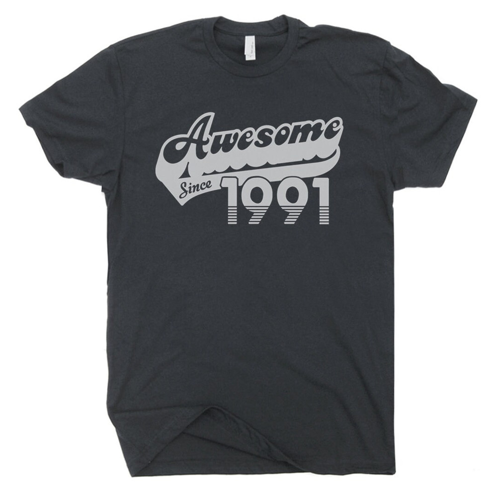 32nd Birthday T Shirt Awesome Since 1991 Shirt Funny Gift For 1991 Birthday Tee Shirt Mens Womens 32nd Birthday Shirt Vintage Retro - 2.jpg