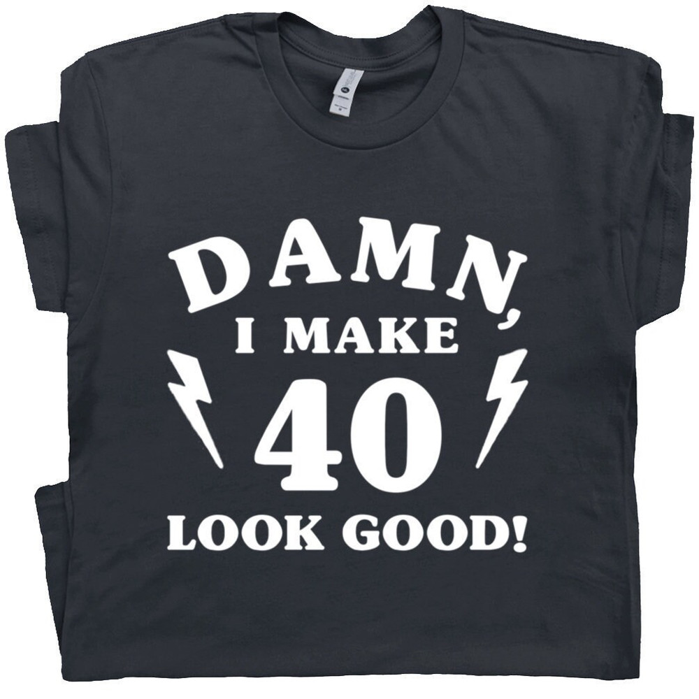40th Birthday Shirt 1980 T Shirt Damn I Make 40 Look Good Vintage 1980 Tee Gift For 40th Mens Womens It Took Me 40 Years To Look This Good - 1.jpg