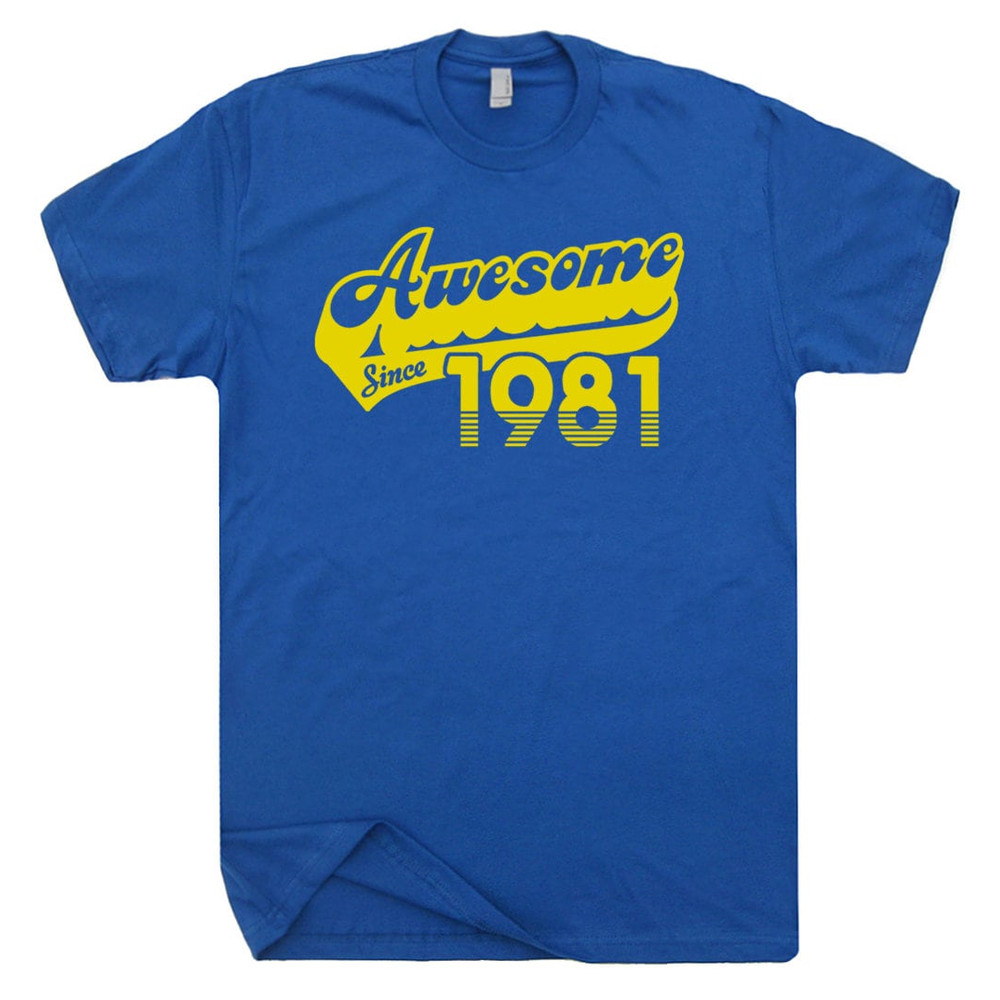 42nd Birthday T Shirt Awesome Since 1981 Shirt Funny Gift For 1981 Birthday Tee Shirt Mens Womens 42nd Birthday Shirt Vintage Retro - 2.jpg