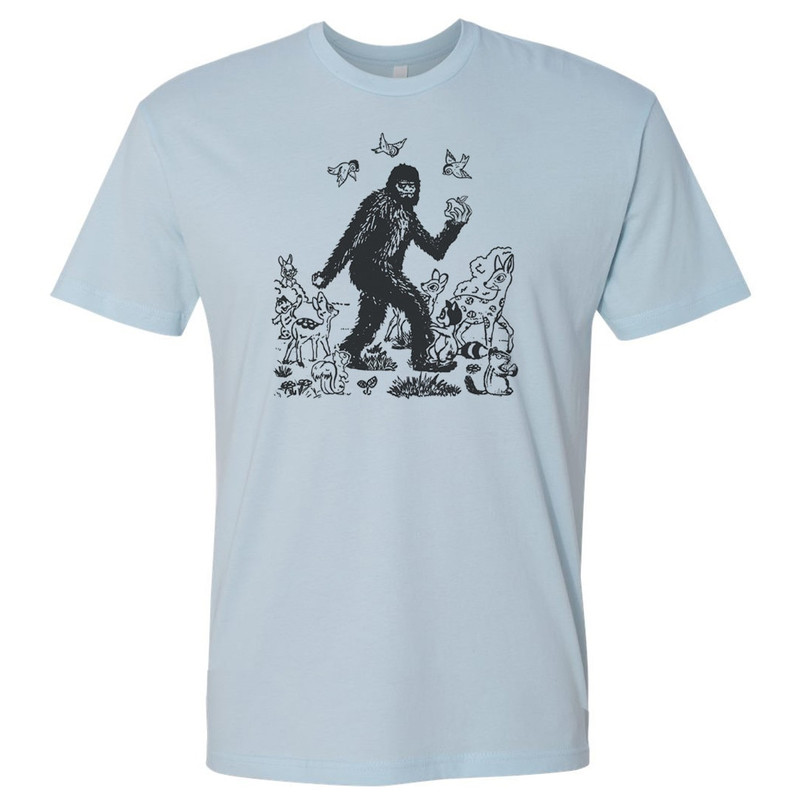 Bigfoot Shirt Cool Bigfoot Raccoon T Shirt Cryptid Shirts for Women Men Funny Sasquatch Graphic Shirt Cryptozoology Weird Unusual Yeti Tee - 2.jpg