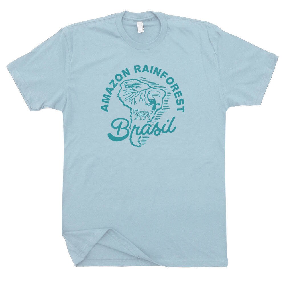 Brazil T Shirt Amazon Rainforest T shirt Amazon River Shirt Vintage Travel Shirts Kayaking T Shirt Canoe National Park Destination Adventure - 2.jpg