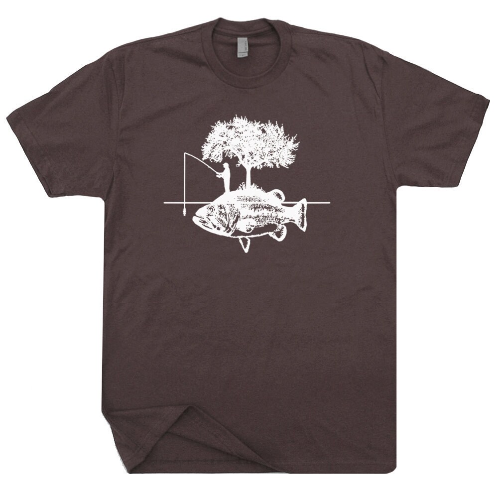 Fishing T Shirt Fisherman Shirts Cool Funny Fishing Graphic Tees Gift For Mens Womens Kids Hilarious Witty Bass Fishing Saying Fly Humor Tee - 2.jpg