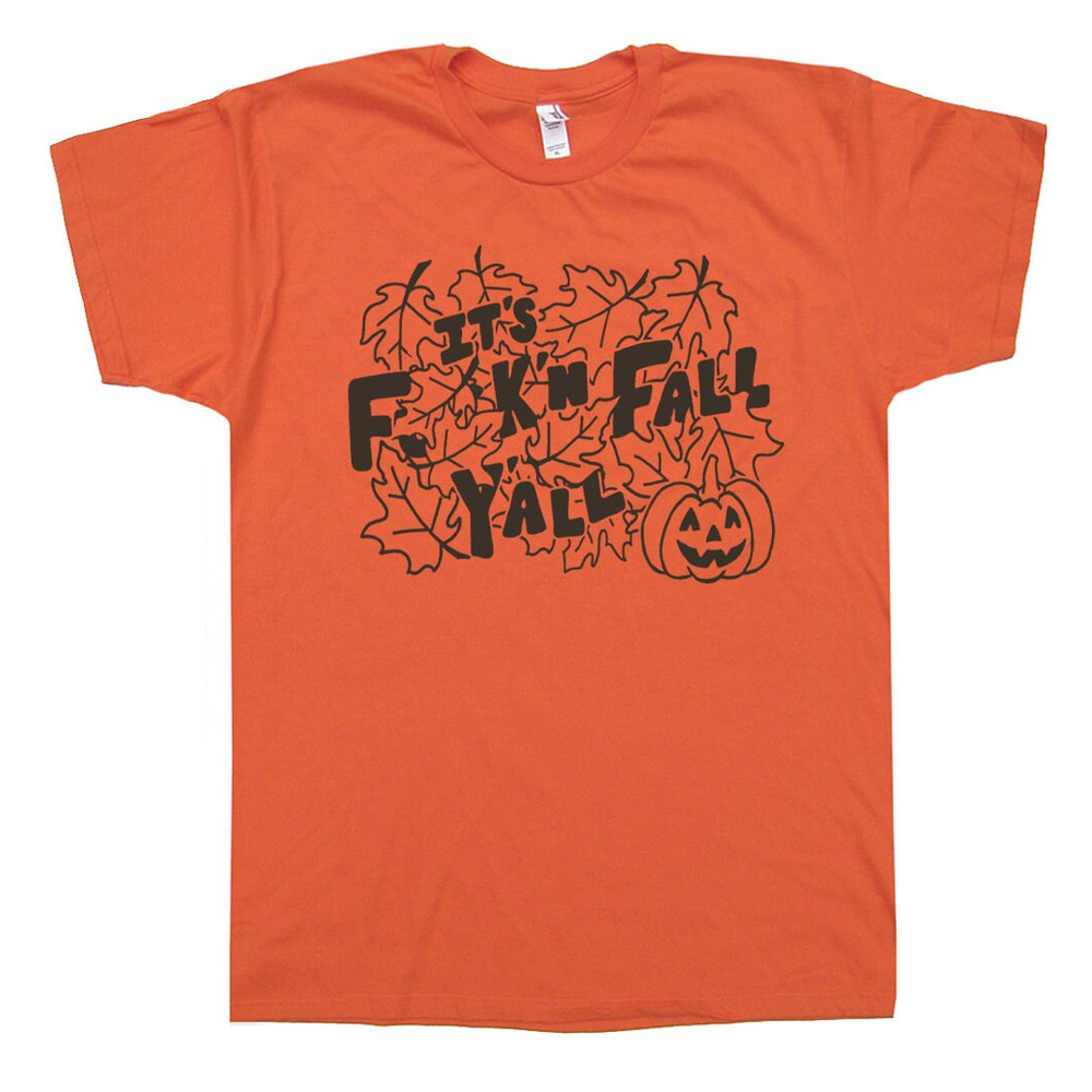 It's Fall Ya'll Shirt Halloween Shirts Cute Fall Shirts for Women Men Ladies Guys Pumpkin T Shirt Funny Halloween Shirts Fall Theme Tshirts - 2.jpg