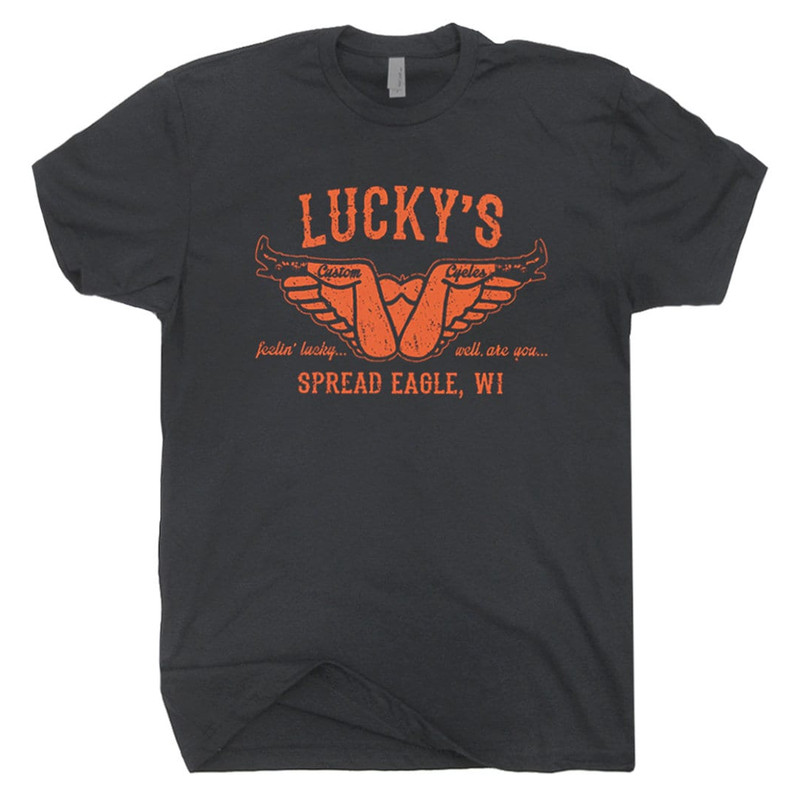 Luckys Motorcycle T Shirt Funny Motorcycle Shirt Offensive Motorcycle Vintage Graphic Tee Shirt Saying Rude Biker For Mens Womens Route 66 - 2.jpg