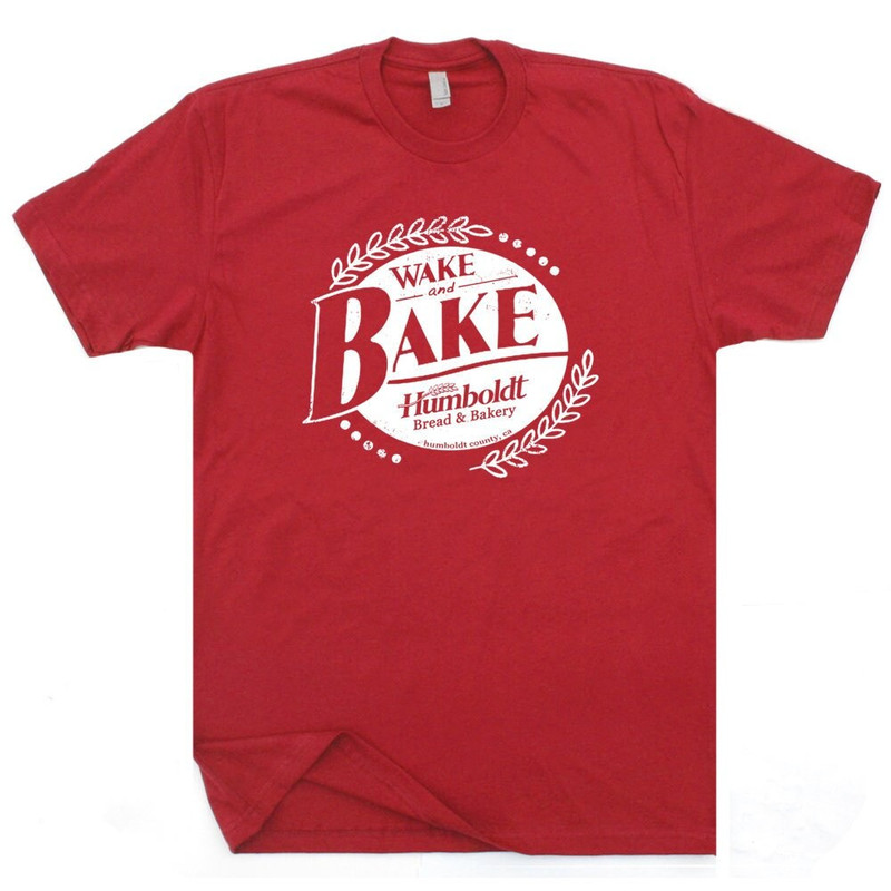 Marijuana T Shirt Wake and Bake T Shirt Funny Stoner Shirts Cool Humboldt California Graphic Tee Dazed and Confused Pot Leaf 420 Mens Womens - 2.jpg